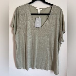 Sage Linen T-shirt